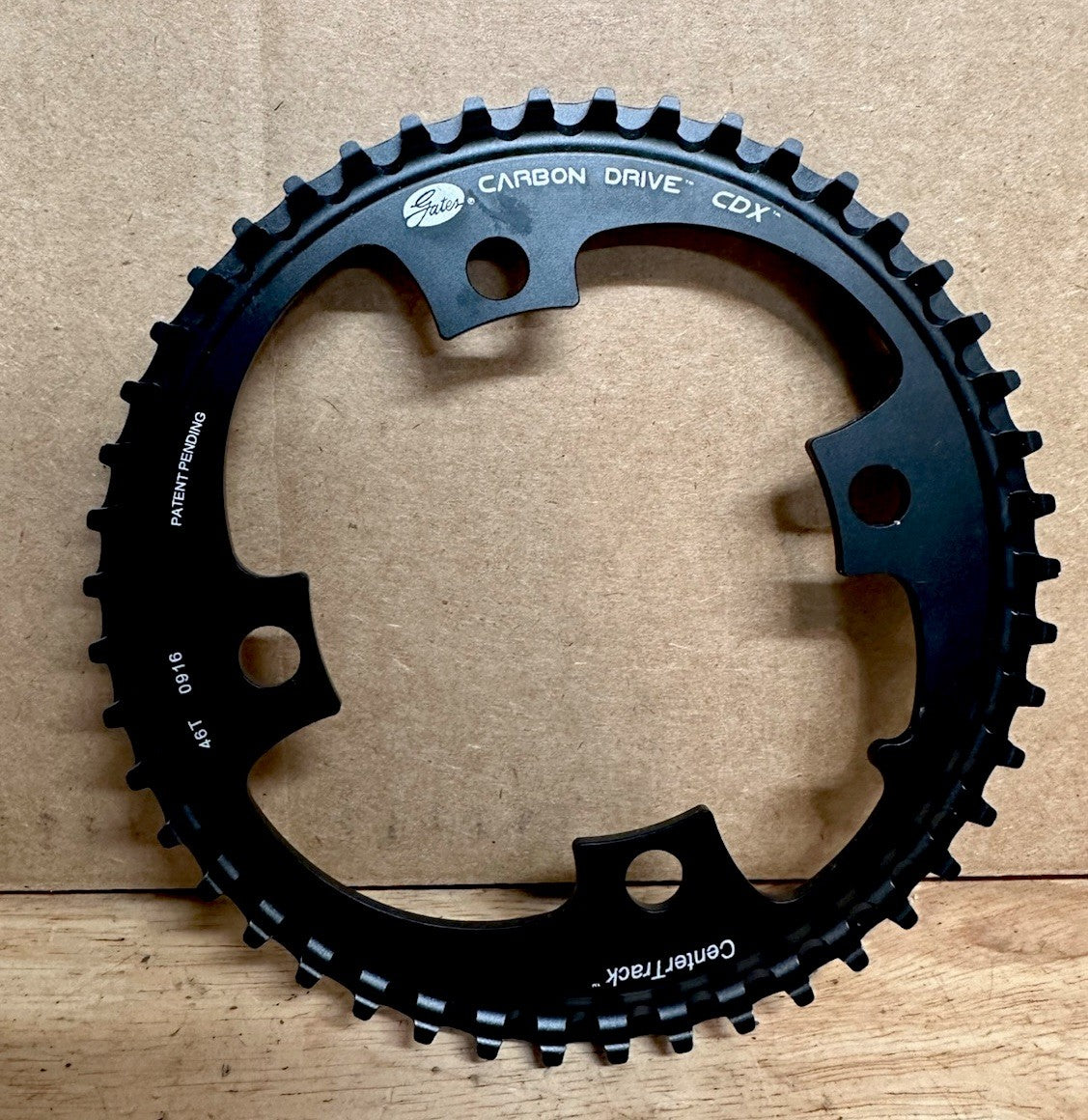 Gates Chainring Carbon Drive CDX CenterTrack 46T - 104 BCD3