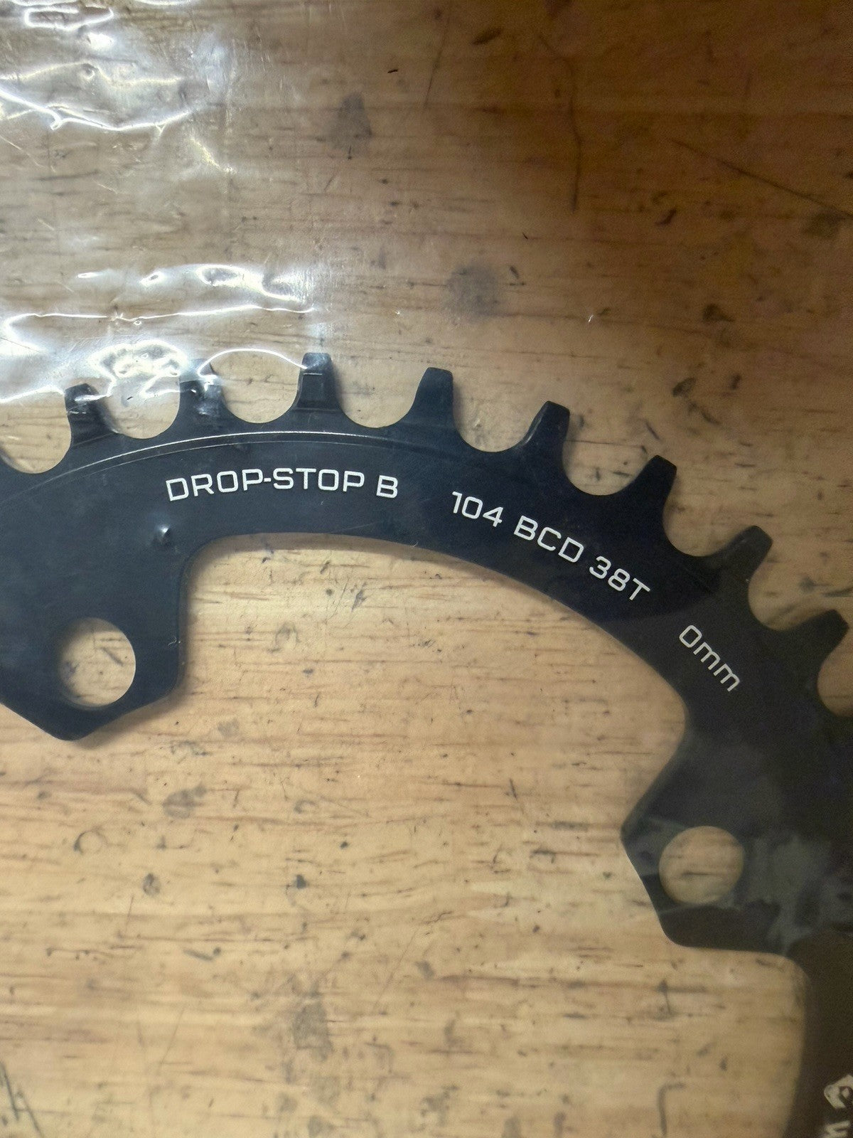 Wolf Tooth 104 BCD Chainring - 38t, 104 BCD, 4-Bolt, Drop-Stop B, Black3