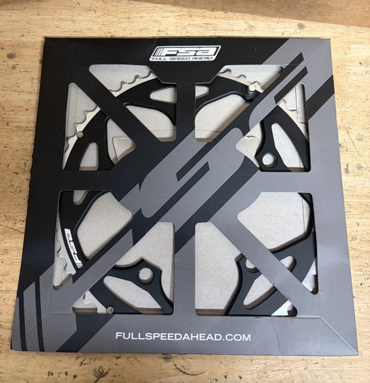 FSA Road 46T 110mm BCD Bicycle Chainring Alloy Black N10/N110