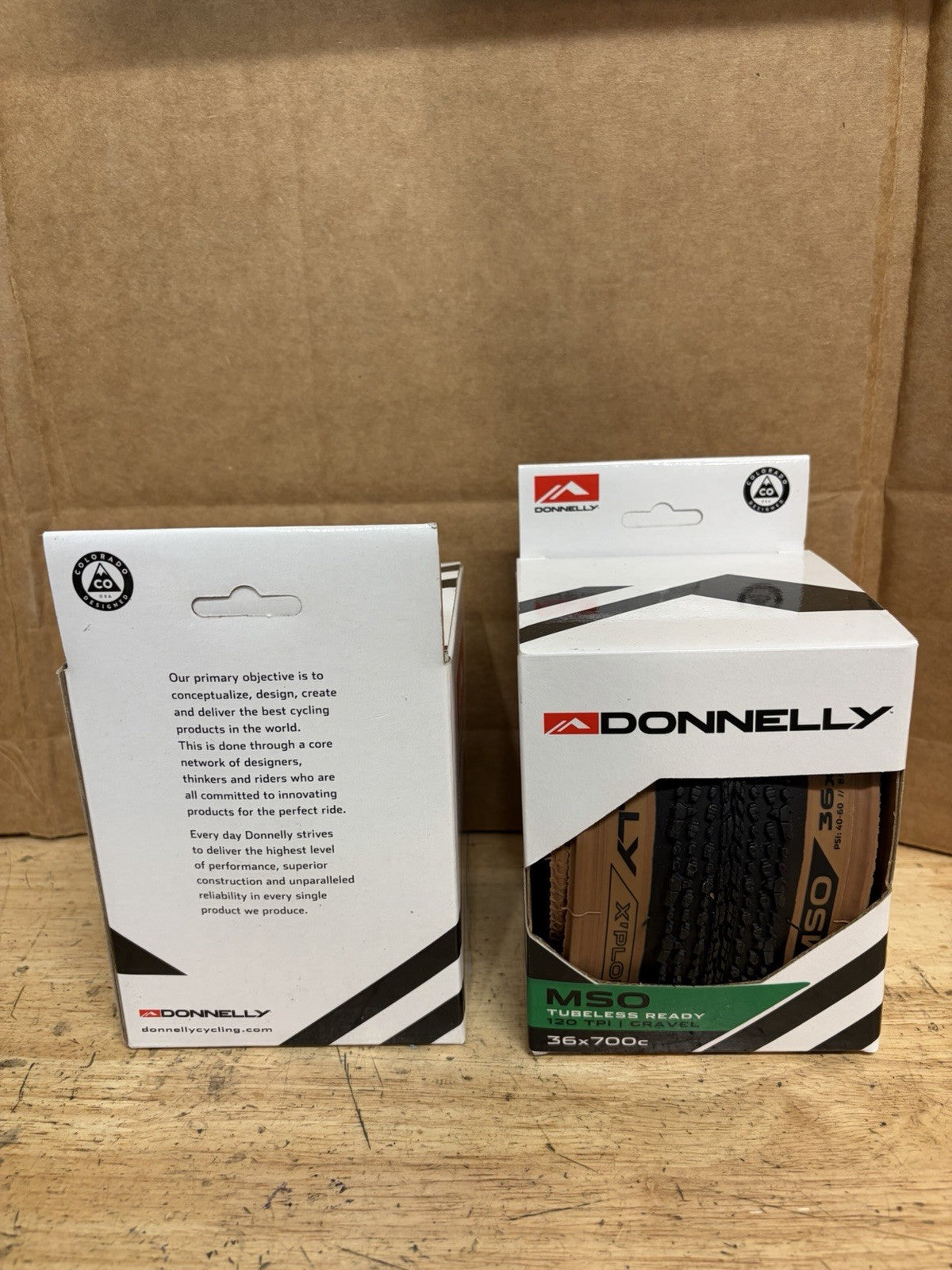 Donnelly MSO 700 X 36c - pair - Clincher - 120 TPI Gravel - Folding Tire1