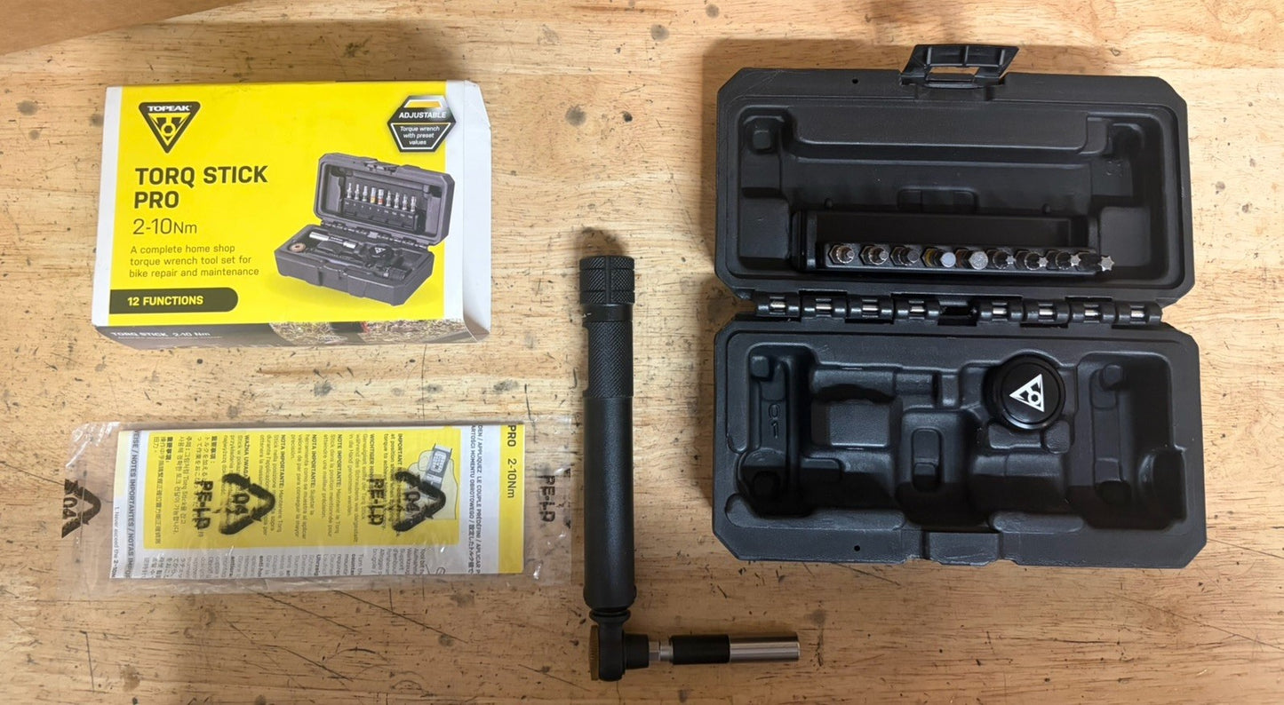 Topeak Torq Stick Pro Wrench 2-10Nm Bicycle Tool & Bit Set (9-Bits)3