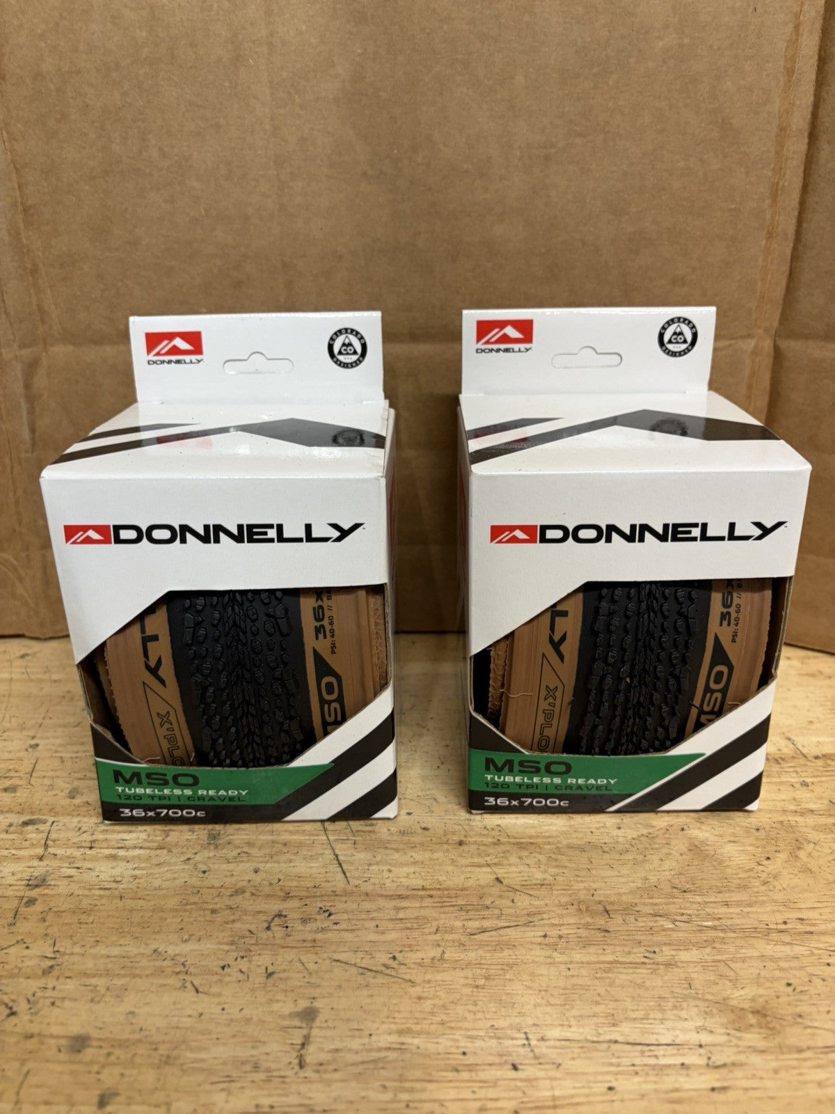 Donnelly MSO 700 X 36c - pair - Clincher - 120 TPI Gravel - Folding Tire0