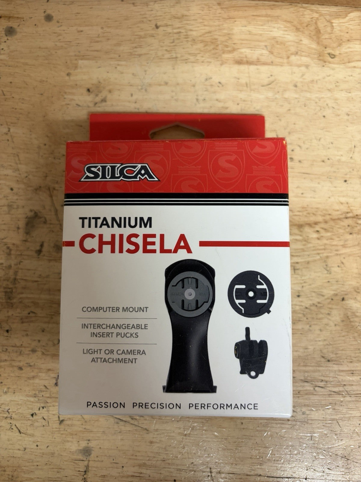 Silca Chisela Titanium Cycling Computer - Standard Width - Garmin/Wahoo2