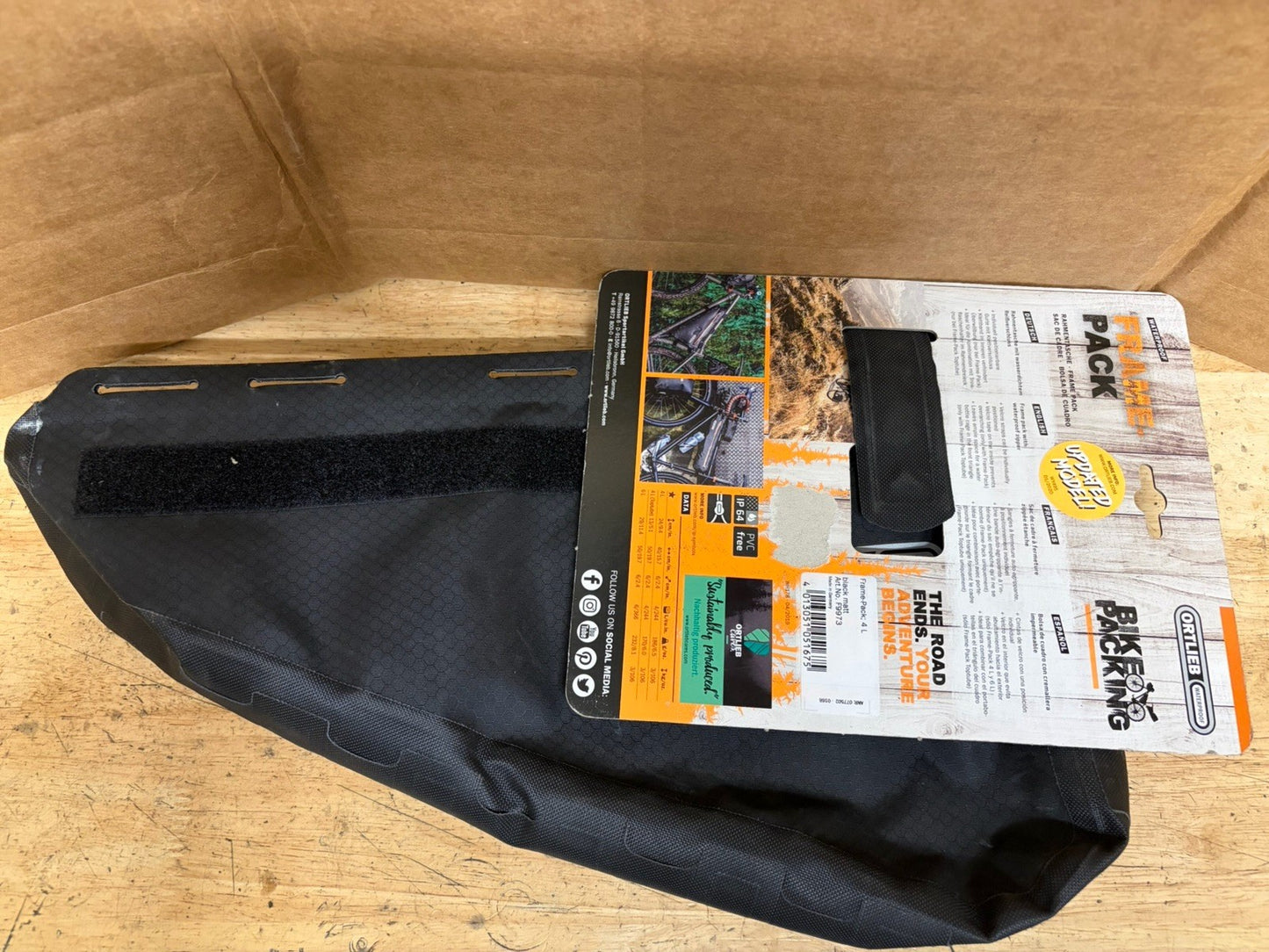Ortlieb Bike Packing Frame Pack - 4L, Black1